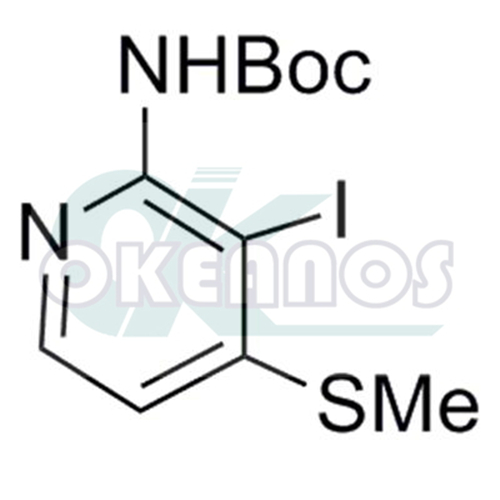tert-butyl 3-iodo-4-(methylthio)pyridin-2-ylcarbamate
